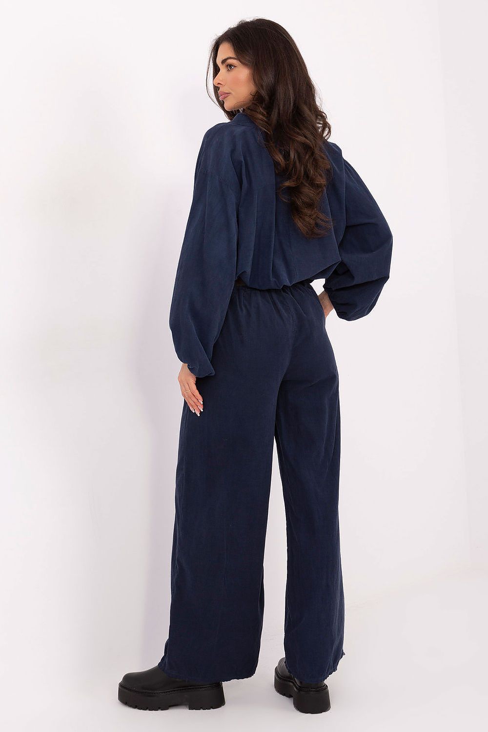 corduroy trousers model 220281 Italy Moda